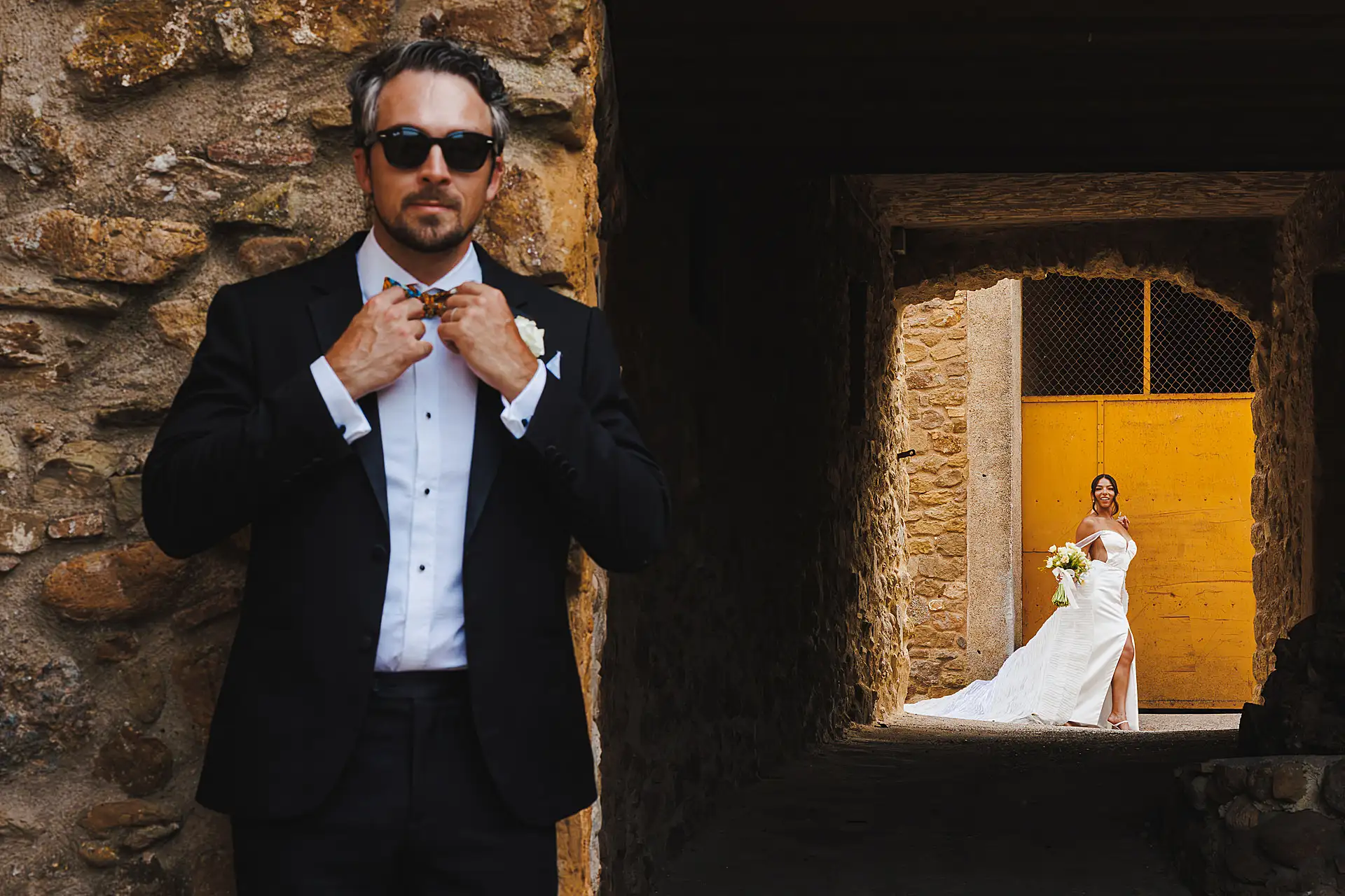 Editorial wedding photographer UK