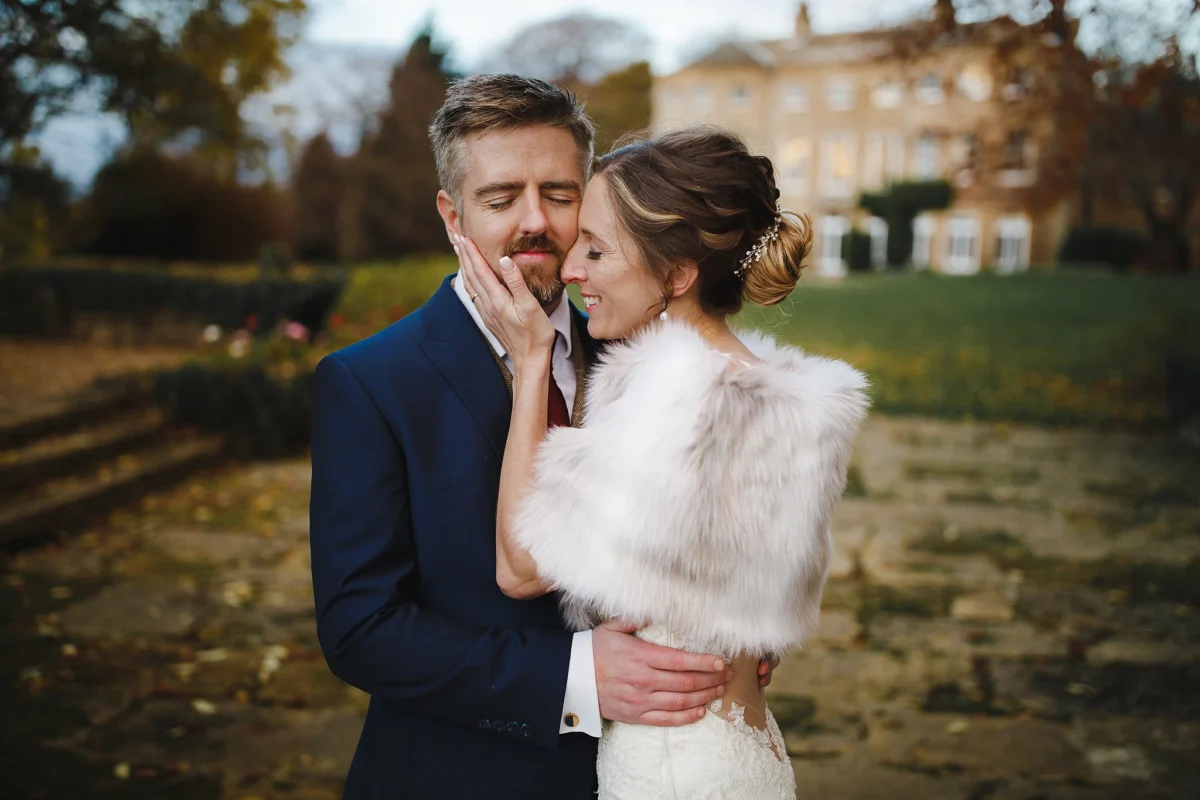 winter wedding photographer in yorkshire